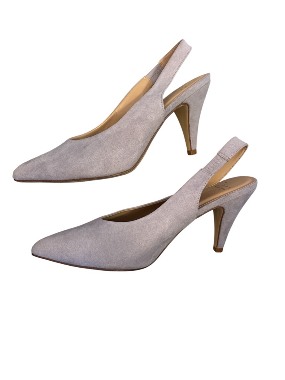 a new day Pointed Toe Slingback Flats in Lilac Suede